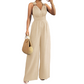 ⏰🎁Halter V-Neck Backless Wide-Leg Jumpsuit