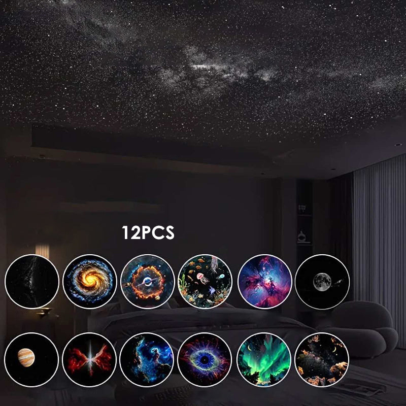 Starry Sky Projector with multiple interchangeable galaxy films
