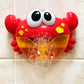 🔥Limited Time 50% Off！🛀👦Let kids enjoy bath time！👨‍👩‍👧‍👦Perfect for parent-child bathing and boost your happiness！🛀Crab Bubble Machine Bath Toy with Music