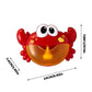 🔥Limited Time 50% Off！🛀👦Let kids enjoy bath time！👨‍👩‍👧‍👦Perfect for parent-child bathing and boost your happiness！🛀Crab Bubble Machine Bath Toy with Music