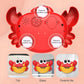 🔥Limited Time 50% Off！🛀👦Let kids enjoy bath time！👨‍👩‍👧‍👦Perfect for parent-child bathing and boost your happiness！🛀Crab Bubble Machine Bath Toy with Music