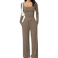 ⏰🎁Women's Square-Neck Top & Wide-Leg Pants Set