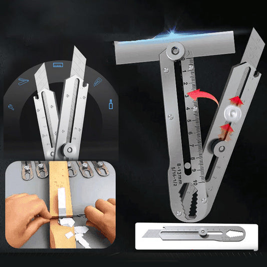 🔪 Food-Grade Multipurpose Utility Knife – Retractable & Snap-off Blade ⚡🧼✨