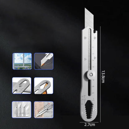 🔪 Food-Grade Multipurpose Utility Knife – Retractable & Snap-off Blade ⚡🧼✨