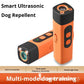 ⏰🎁Neues intelligentes Ultraschall-Hundegebell-Abwehrgerät aus Kunststoff, 4-in-1, tragbar, Handgerät, Anti-Bell-Trainer, Outdoor, Selbstverteidigungs-Taschenlampe