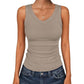 ⛱️Last Day 💞Women's V-Neck Ribbed Knit Tank Top