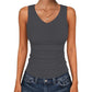 ⛱️Last Day 💞Women's V-Neck Ribbed Knit Tank Top