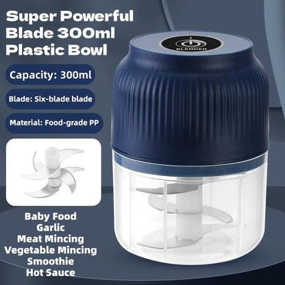 ⏰💗LAST DAY SALE 50% OFF! ⚡ Powerful Large-Capacity Electric Food Chopper – Robust Motor & Stainless Steel Blades 🔪⏱️