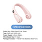 ⏰🎁Hands Free Bladeless Neck Fans