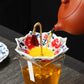 Umbrella-Shaped Ceramic Tea Strainer Set