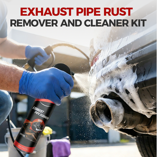 ⏰🚗Exhaust Pipe Rust Remover and Cleaner Kit