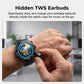 ⏰⌚2-in-1 Smartwatch with Built-in TWS Earbuds