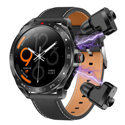⏰⌚2-in-1 Smartwatch with Built-in TWS Earbuds