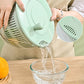 🔥 Hot sale 50% OFF🔥9-in-1 Multifunctional Large Capacity Salad Spinner & Slicer