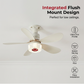 ⏰🎁3-in-1 Ceiling Fan with Light and Bluetooth Speaker