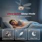 ⏰🎁3-in-1 Ceiling Fan with Light and Bluetooth Speaker