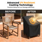 🛡️🌧️ Outdoor Dust-Proof And Water-Resistant Cover – Heavy Duty, UV Protected, Tie-Down Straps. Perfect For BBQ Grill, Patio Furniture, AC Unit Or Generator! 🪑🔥❄️