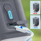 🏕️ Rechargeable Camping Air Pump – LED Light, Fast Inflation, Compact 🔋