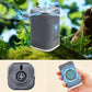 🏕️ Rechargeable Camping Air Pump – LED Light, Fast Inflation, Compact 🔋