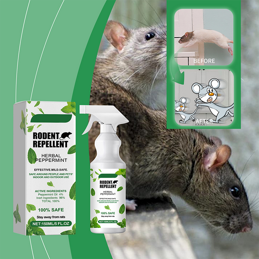 Natural Peppermint Oil Rodent Repellent Spray