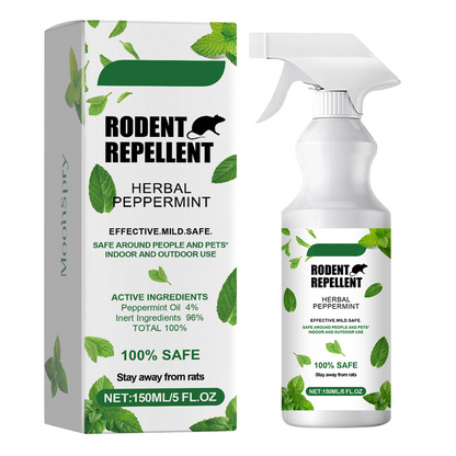 Natural Peppermint Oil Rodent Repellent Spray