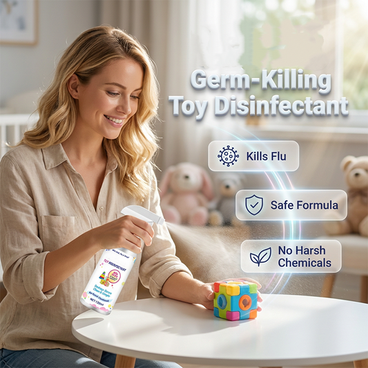 Toy Cleaning Spray with Sponge