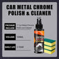 🚗Car Metal Chrome Polish & Cleaner – Rust Remover For Cars, Trim & Household Shine Restorer ✨