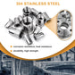 🔧 LIMITED-TIME 50% OFF! ✨ Flat Head Threaded Insert Nut Rivet Nuts Set – Multi-Size, Corrosion Resistant, Easy Install 🛠️
