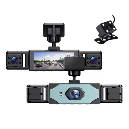 🚗50% OFF!📹360° Protection 4-Channel Dash Cam