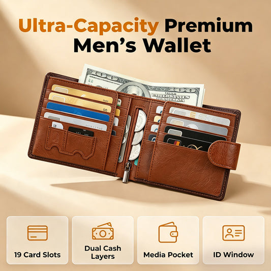 Men's Vintage RFID Blocking Wallet