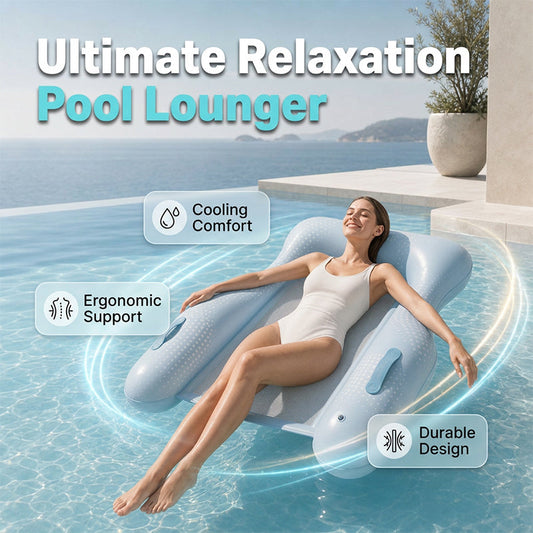 ⏳Limited-time 50% off⏰Skin-Friendly PVC Pool Lounger Float🏖️