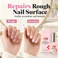 ✨3-in-1 Nail Strengthener Treatment, Repair Serum for Weak Soft Cracked Nails, Smooth Shiny Nail Hardener for Damaged Nails