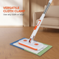 🔥Limited Time 50% OFF！✨️Maximal Cleaning Power！Multi-Functional Hands-Free Clip Flat Mop