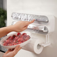 🔥Hot Sale 50% OFF🎨2-in-1 Magnetic Wrap Cutter & Towel Holder