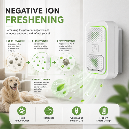 🔥Surprise 50% off！🐈🐕Enjoy fresh air all the time！Mini Plug-In Negative Ion Air Purifier