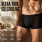 Ultra-Thin Ice Cooling Boxers – 3-Pack, 3D Pouch & Breathable Support