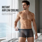 Ultra-Thin Ice Cooling Boxers – 3-Pack, 3D Pouch & Breathable Support