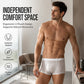 Ultra-Thin Ice Cooling Boxers – 3-Pack, 3D Pouch & Breathable Support