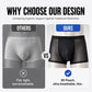 Ultra-Thin Ice Cooling Boxers – 3-Pack, 3D Pouch & Breathable Support