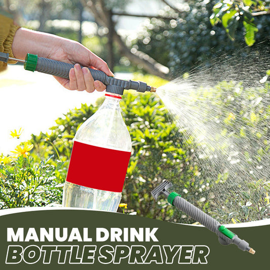 🔥Special Promotion⚡Manual Drink Bottle Sprayer with Adjustable Nozzle