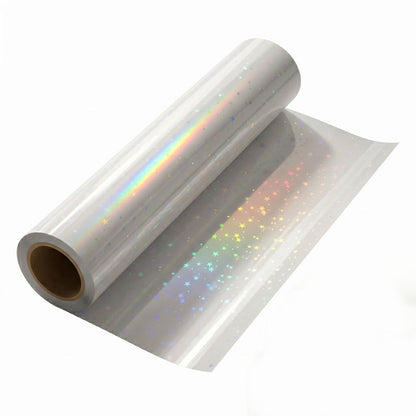 📢📢40% OFF !! ⏰Self-Adhesive Cold Lamination Film Roll with Holographic Patterns