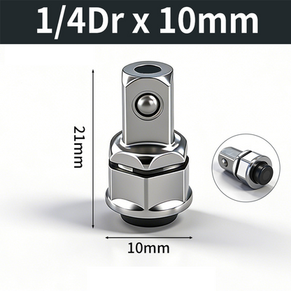 ⏳Time-Limited Special⏰CR-V Steel Ratchet Wrench Adapter Socket Converter Set