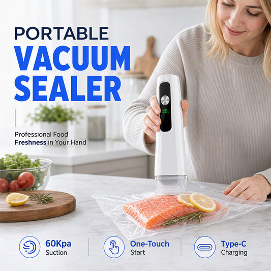 🥩 Handheld Vacuum Food Sealer for Fresher, Smarter Food Storage