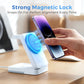 🔥 50% OFF! 🔋 3-in-1 Foldable Magnetic Charging Stand | Wireless Charging Station for Phone, Watch & Earbuds | Compact & Space-Saving ✨