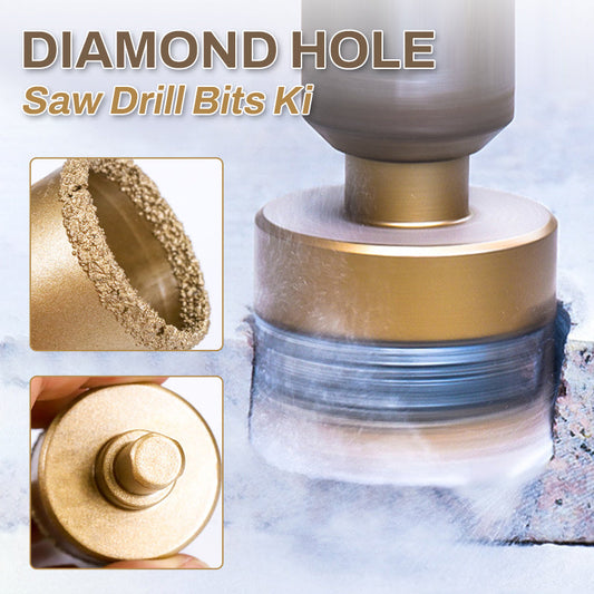 📹 50% OFF NOW! 🛡️Diamond Hole Saw Drill Bits Kit