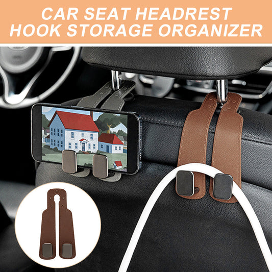 ⏳Time-Limited Special⏰Durable Car Seat Headrest Hook Storage Organizer