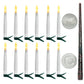 💥2026 Hot Sale🎁Magical Wand Remote Floating LED Taper Candles Set