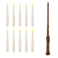 💥2026 Hot Sale🎁Magical Wand Remote Floating LED Taper Candles Set