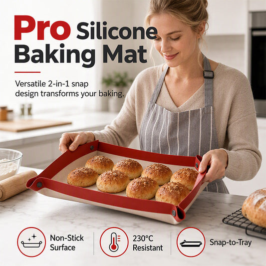 📢📢50% OFF !! ⏰Reusable Non Stick Silicone Baking Mat