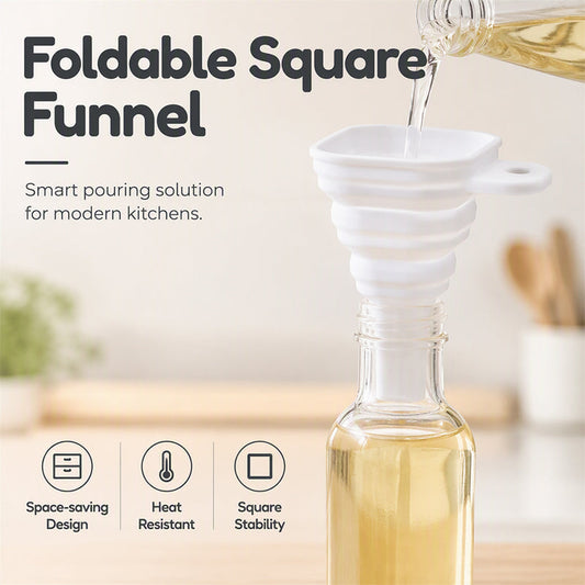 🎁2026 New Arrivals 50% OFF💥Foldable Silicone Collapsible Wide Mouth Funnel